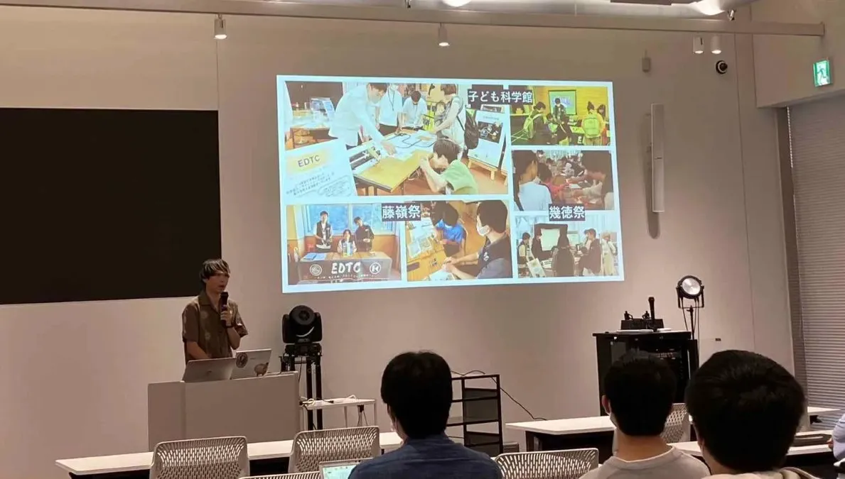 恩田先輩による発表の画像